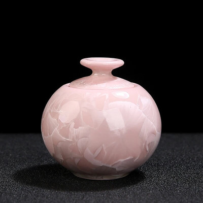 Keraamiline kristallglasuur Väike Tee Caddy Kaasaskantav Kohvihoidja Purk Köök Teepurk Vürtsid Niiskuskindel paak Teekomplekt Tarvikud