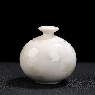 Keraamiline kristallglasuur Väike Tee Caddy Kaasaskantav Kohvihoidja Purk Köök Teepurk Vürtsid Niiskuskindel paak Teekomplekt Tarvikud