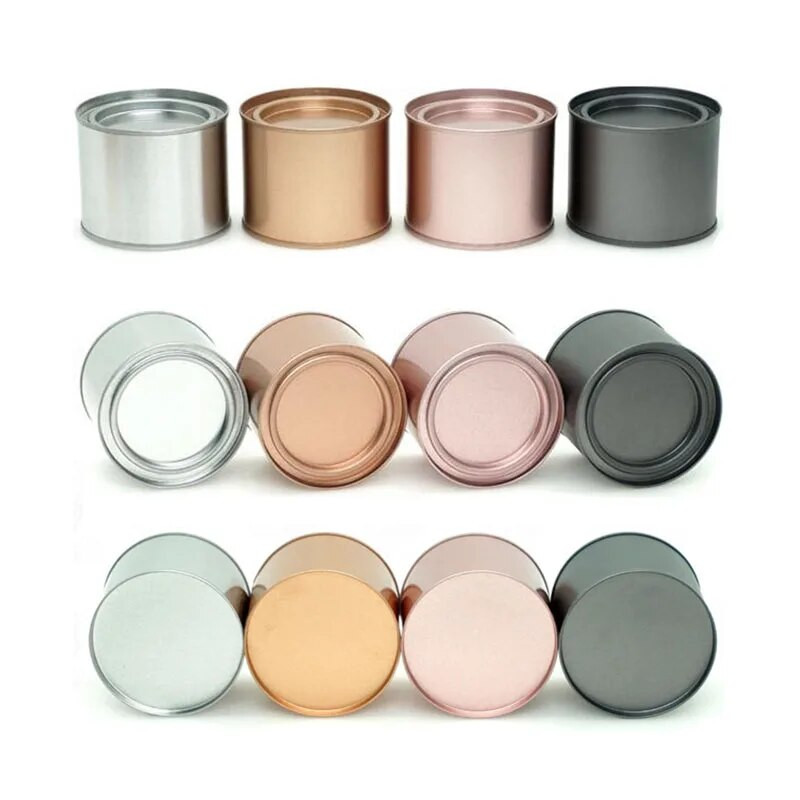 Plekist teekarbist küünla valmistamise aroomiteraapia konteiner käevõru ehete pakend säilituspurk