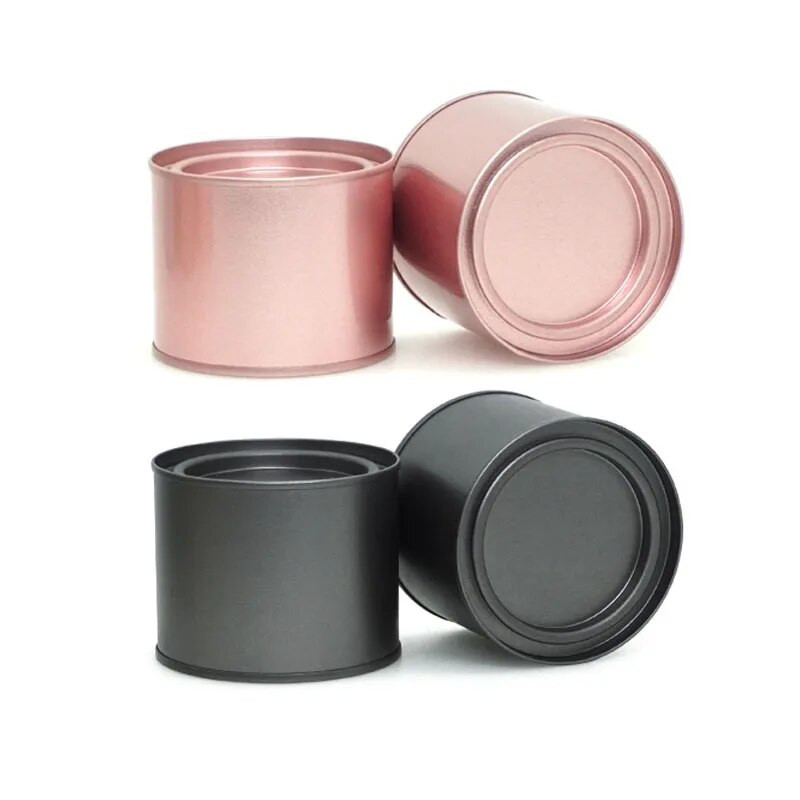 Plekist teekarbist küünla valmistamise aroomiteraapia konteiner käevõru ehete pakend säilituspurk