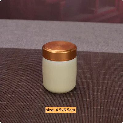 Keraamiline Tee Caddy Mini hoiukarbid Suletud kohvipulbripurgid Teelehed konteiner Kaasaskantav teekarp Korraldaja Peen teekomplekt