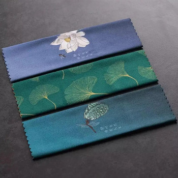 Красива кърпа за чай Аксесоари Кърпа за почистване на маса Фини шевове Изящна изработка Красива кърпа с отпечатан модел