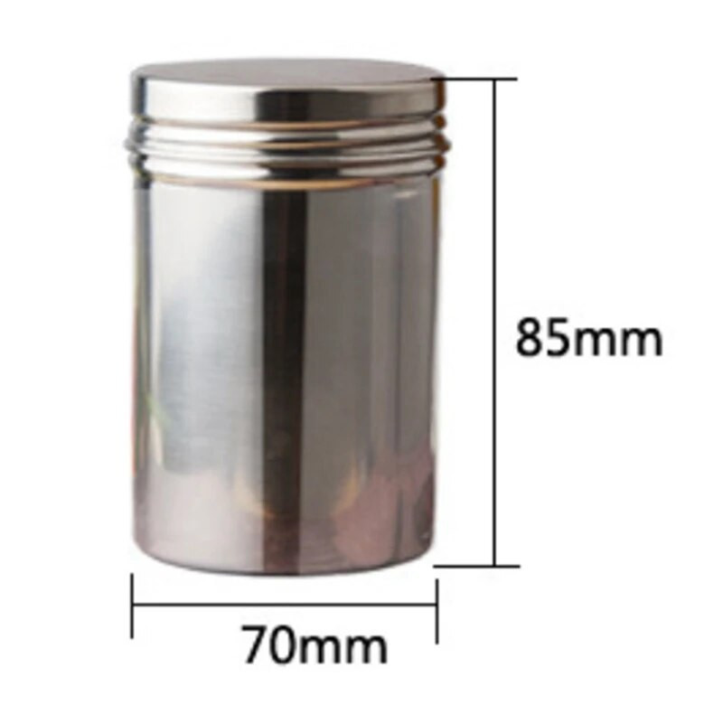 Kaasaskantav 304 roostevabast terasest suletud hoiupurk Kaasaskantav tee-kohviubade konteiner reisimiseks, õues ja telkimiseks