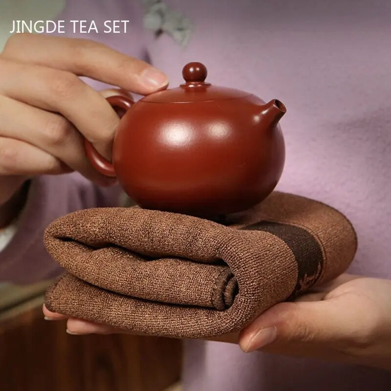 Prosop de ceai îngroșat, care absoarbe apă, bar de bucătărie, cârpă de curățare, prosop, lapte, ceainic, aparat de cafea, accesoriu special pentru set de ceai.