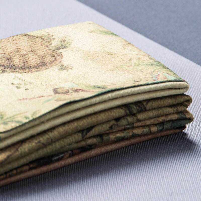 Hiina stiilis ruudukujuline nõudepesulapp Lootose lauamatt Salvrätikud Teetseremoonia Linnud serveerivad rätikut Aksessuaarid Kilpkonna salvrätik taldriku jaoks