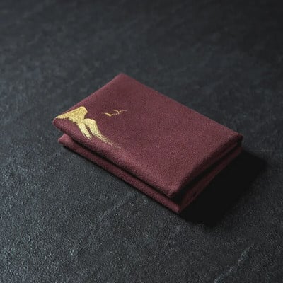 Șervețele de ceai brodate de epocă, pânză, pește, prune, flori, castron, ceainic, prosop de curățare, accesoriu pentru ceremonia ceaiului de birou