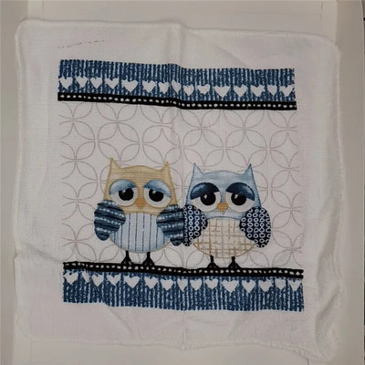 1tk 30x30cm kandiline puu-lill puuvillane froteeprindiga imav köögirätikuga nõude puhastuslapp