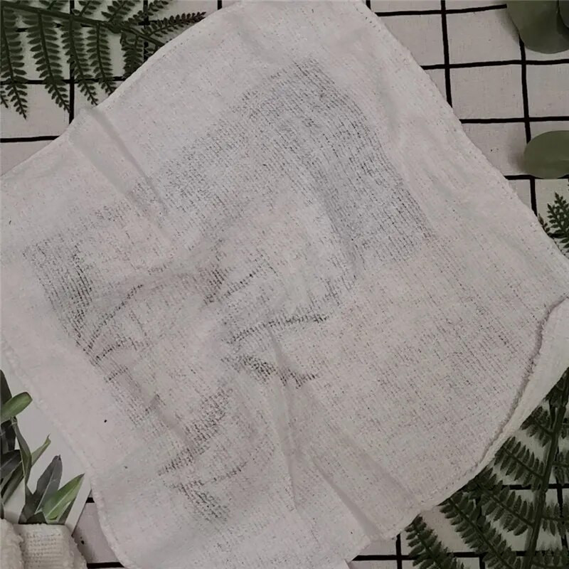 1tk 30x30cm kandiline puu-lill puuvillane froteeprindiga imav köögirätikuga nõude puhastuslapp