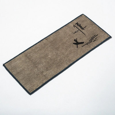 Zen Suede Πετσέτα τσαγιού Τραπεζοπετσέτες Τραπεζοπετσέτες Τσάι Τελετών Σερβίρισμα Λουλούδια Αξεσουάρ Χαρτοπετσέτα για πιάτο
