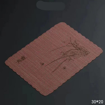 Multifunktsionaalne majapidamises kasutatav teealus Matt Teekangas Creative Teelauamatt Hiina kiust bambusest teealus Teerätikud Teetööriistad LE776