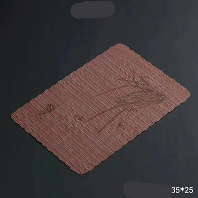 Multifunktsionaalne majapidamises kasutatav teealus Matt Teekangas Creative Teelauamatt Hiina kiust bambusest teealus Teerätikud Teetööriistad LE776