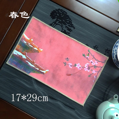 Καθαρισμός Τραπεζιού Παχύ Πανί Απορροφητικό Πανί Τσαγιού Βαμβακερό Πανί Καθαρισμού Κουζίνας Πετσέτες Καθαρισμού Πιάτων 17*29cm