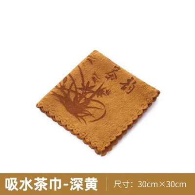 Kungfu teerätik, tipptasemel teesalvrätikud, veeimavus, paks tee laudlina, Zen Intentioni riie, Hiina tee tarvikud