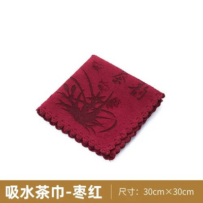 Kungfu teerätik, tipptasemel teesalvrätikud, veeimavus, paks tee laudlina, Zen Intentioni riie, Hiina tee tarvikud