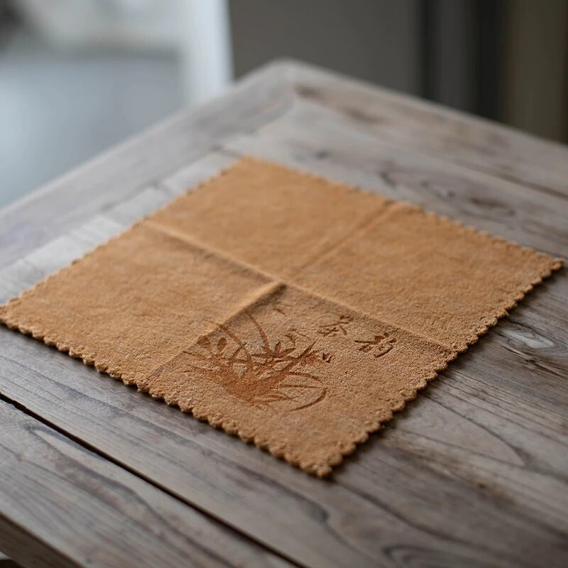 Kungfu teerätik, tipptasemel teesalvrätikud, veeimavus, paks tee laudlina, Zen Intentioni riie, Hiina tee tarvikud