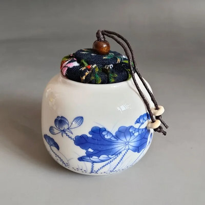 Minikeraamika purk õhukindlad potid salvi säilituskarp keraamiline tee organiseerija säilituspaagid kohviköök hoiukonteiner