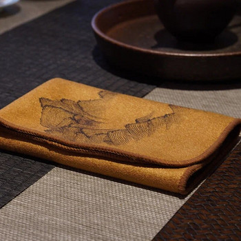 Рисувана кърпа за чай Абсорбиращ парцал Удебелена кърпа за почистване на маса Памучна кърпа за почистване на домакинска кухня Кърпи за почистване на съдове
