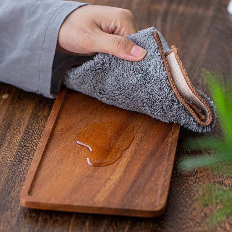 Πετσέτα τσαγιού Dunhuang Suede Πετσέτα τσαγιού για το σπίτι Τελετή τσαγιού Διακόσμηση υφασμάτινη τσαγιέρα Mat China Kung Fu Teaware Αξεσουάρ Τσαγιού Χειροτεχνία