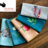 Hiina paksendatud teerätik Kvaliteetne plüüs imav vett kaltsuga teesalvrätikud riidest laud teekann alusaluse teekomplekti tarvikud