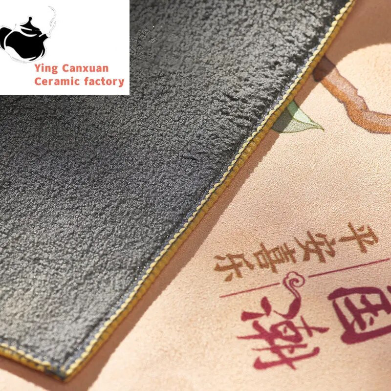 Hiina paksendatud teerätik Kvaliteetne plüüs imav vett kaltsuga teesalvrätikud riidest laud teekann alusaluse teekomplekti tarvikud