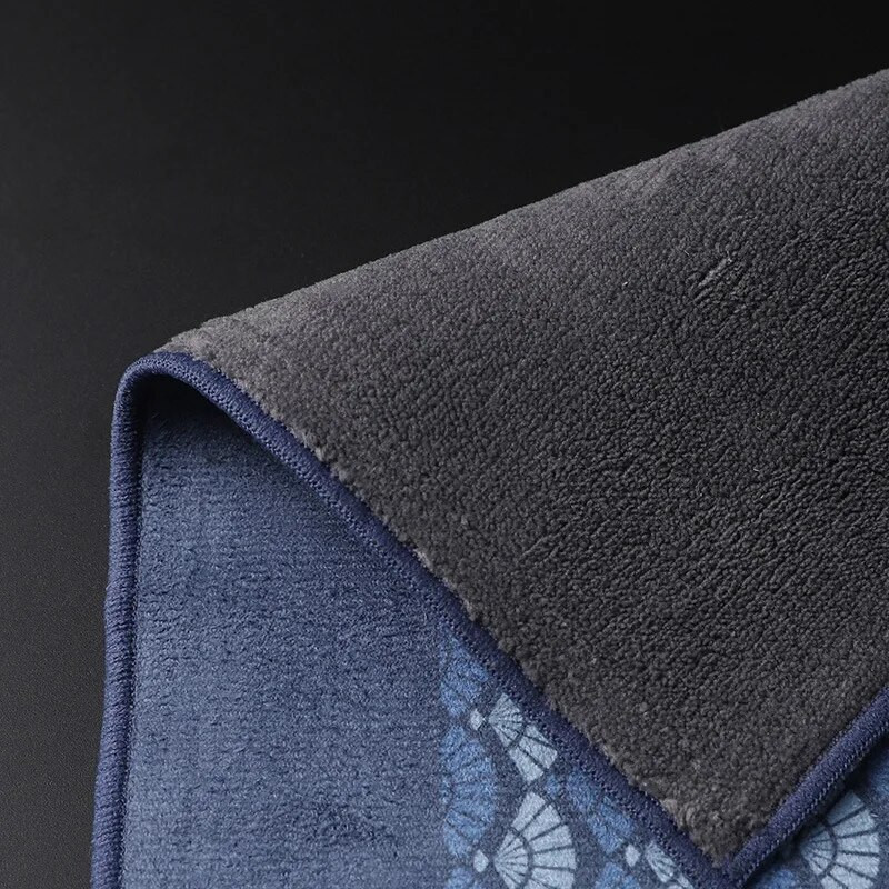 Catifea pe două fețe, pictură tradițională chineză, zen absorbant ceai, servește patrate, față de masă, prosop de ceai, ustensile pentru ceremonia ceaiului