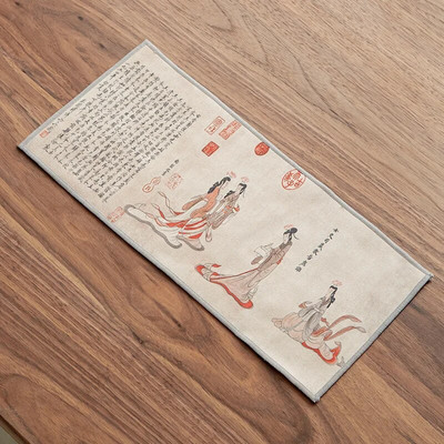 Oslikana kuhinjska krpa Upijajuća krpa Zadebljana stolna posuda za čišćenje Vrhunski pribor za pribor za čaj Ručnik za podizanje lonca