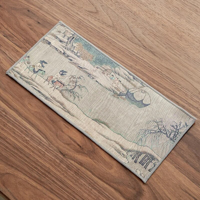 Oslikana kuhinjska krpa Upijajuća krpa Zadebljana stolna posuda za čišćenje Vrhunski pribor za pribor za čaj Ručnik za podizanje lonca