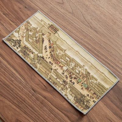 Oslikana kuhinjska krpa Upijajuća krpa Zadebljana stolna posuda za čišćenje Vrhunski pribor za pribor za čaj Ručnik za podizanje lonca