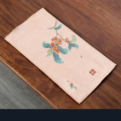 Loominguline vett imav teesalvrätik majapidamises kasutatav kung fu teerätikud paksendatud multifunktsionaalne trükkimine puhastuslapp 1tk LE778