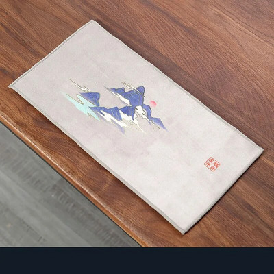 Loominguline vett imav teesalvrätik majapidamises kasutatav kung fu teerätikud paksendatud multifunktsionaalne trükkimine puhastuslapp 1tk LE778