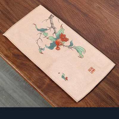 Loominguline vett imav teesalvrätik majapidamises kasutatav kung fu teerätikud paksendatud multifunktsionaalne trükkimine puhastuslapp 1tk LE778