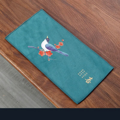 Loominguline vett imav teesalvrätik majapidamises kasutatav kung fu teerätikud paksendatud multifunktsionaalne trükkimine puhastuslapp 1tk LE778