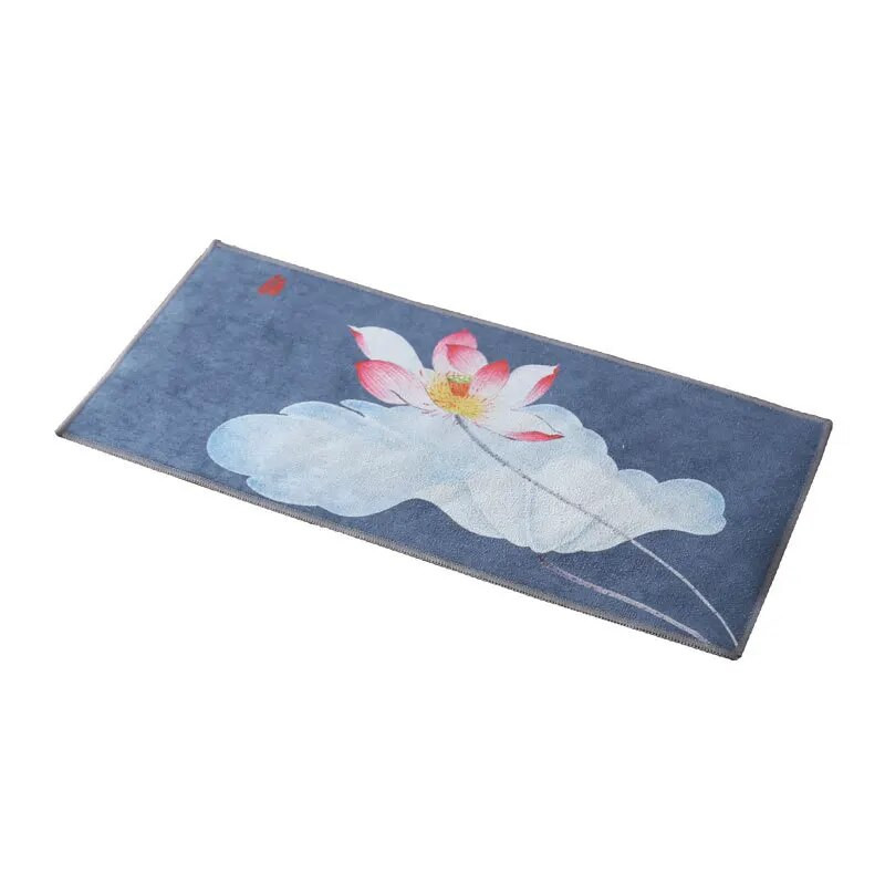 Aukštos kokybės kiniškas rankšluostis, sugeriantys stori pliušiniai arbatos stalo skudurai, kiniški kung fu arbatos kilimėliai, puodų rankšluosčiai