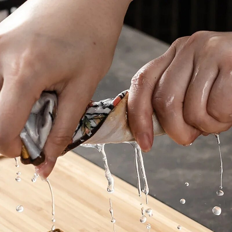 Fu Stolni ručnik Salveta Vintage podmetač Kung Kućanska posteljina Zen dodaci Pamučna krpa za čaj Dekoracija s printom Upijajući