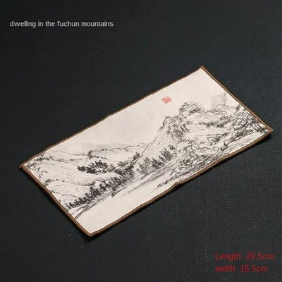 Čajni ručnik od brušene kože Zen stolić za čaj Čajna krpa Visokokvalitetni upijajući Yixing glineni čajnici Podloga za čaj Kung Fu Čaj Salveta za čaj