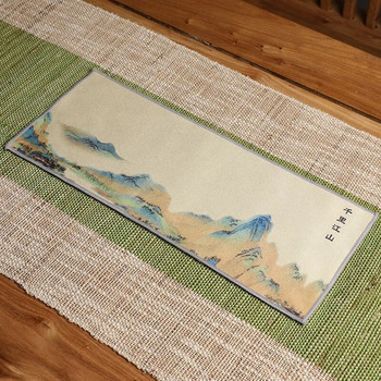 16*36 см кърпа за чай рисувана абсорбираща кърпа за чай креативна домакинска плътна еленова кожа руно кърпа за чай кунг-фу комплект за чай покривка