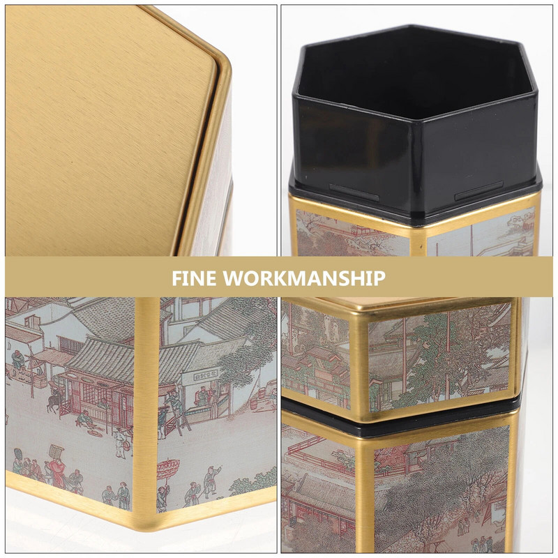 Metallist küpsisepurk köögikanistrid teepurgid lahtiste purkide säilituskoti jaoks Korraldaja pp konteiner väike kohv