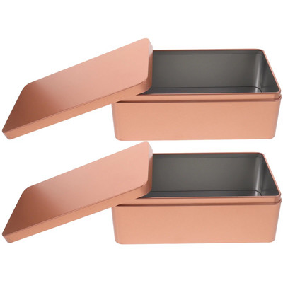 2 τεμ. Κουτιά δώρου από λευκοσίδηρο, χάντρες, δοχεία συσκευασίας, Χριστουγεννιάτικα μεταλλικά κουτιά για καραμέλες