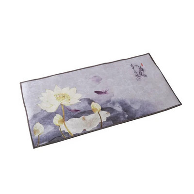 Πετσέτα τσαγιού Ζεν Βελούδινο απορροφητικό ύφασμα τσαγιού, Μικρό χαλάκι τσαγιού, τσαγιέρα θερμαντικό στρώμα, Tea Art, Αξεσουάρ Τελετών τσαγιού