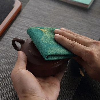 Красива кърпа за чай Переща се кърпа за чай Елегантна дълготрайна употреба Парцал за почистване на тъкани от висок клас