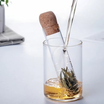 Tea Infuser Tea Filter Sieve Glass Pipe Creative Tea Mate Tea Maker Brewing For Spice Herb Tea Strainer Teaware Tool