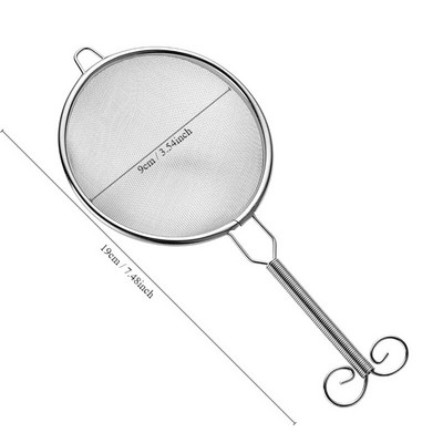 Nerūdijančio plieno arbatos užpiltuvas Arbatos lapų difuzorius Prieskoniai Prieskoniai Rutulinis sietelis arbatinukas Smulkaus tinklelio kavos filtras Virtuvės priedai