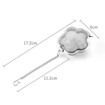 Nerūdijančio plieno arbatos užpiltuvas Arbatos lapų difuzorius Prieskoniai Prieskoniai Rutulinis sietelis arbatinukas Smulkaus tinklelio kavos filtras Virtuvės priedai