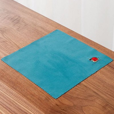 Κινέζικο Suede Tea Table Mat, Βαμβακερό λινό ύφασμα Art Table Runner, Ξηρά πετσέτα τσαγιού, Κουρτίνα τσαγιού, Τραπεζομάντιλο Τελετών29 * 27cm