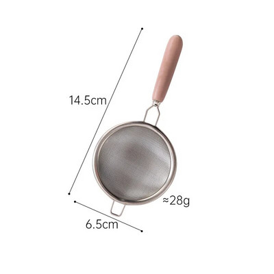 Puidust käepidemega korduvkasutatav teesõel roostevabast terasest peenest lekkevõrgust sõel Teelehe infusioon kohvifiltrid Teekannu tarvikud