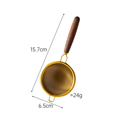 Puidust käepidemega korduvkasutatav teesõel roostevabast terasest peenest lekkevõrgust sõel Teelehe infusioon kohvifiltrid Teekannu tarvikud