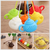 Αξεσουάρ τσαγιού Creative Gadget Teapot Diffuser Repeatable Strainer Tea Bag Filter Diffuser σε σχήμα τσαγιού σιλικόνης