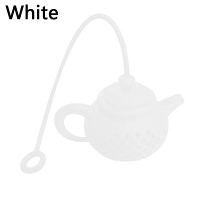 Αξεσουάρ τσαγιού Creative Gadget Teapot Diffuser Repeatable Strainer Tea Bag Filter Diffuser σε σχήμα τσαγιού σιλικόνης
