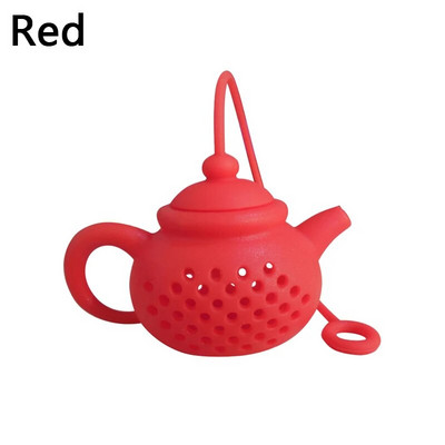 Αξεσουάρ τσαγιού Creative Gadget Teapot Diffuser Repeatable Strainer Tea Bag Filter Diffuser σε σχήμα τσαγιού σιλικόνης