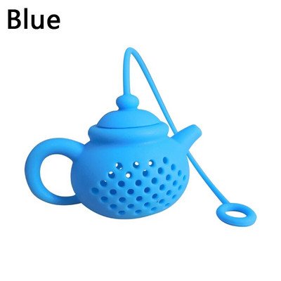 Αξεσουάρ τσαγιού Creative Gadget Teapot Diffuser Repeatable Strainer Tea Bag Filter Diffuser σε σχήμα τσαγιού σιλικόνης
